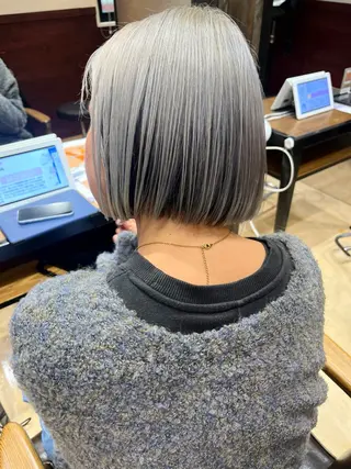 ショート 小顔カット/ 透明感カラー西野圭一のヘアスタイル