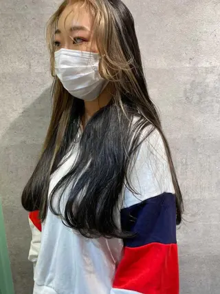 ロング カラー 𝑺𝒂𝒌𝒊 🩶マンツーマン施術のヘアスタイル