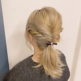 ロング ブリーチ🐰インナー ♡ハイライト♡綾🐰のヘアスタイル