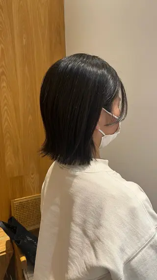 ミディアム 森 美夕のヘアスタイル