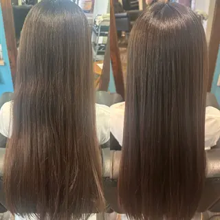 ロング 安達 望のヘアスタイル