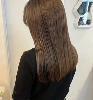 セミロング カラー haruhi/艶髪 ☀️透明感カラーのヘアスタイル