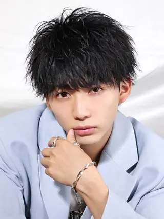 パーマ 角戸 嵐のヘアスタイル