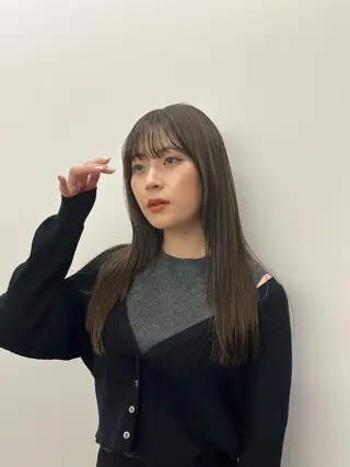 ロング カラー 韓国好き🇰🇷 美容師MIKUのヘアスタイル
