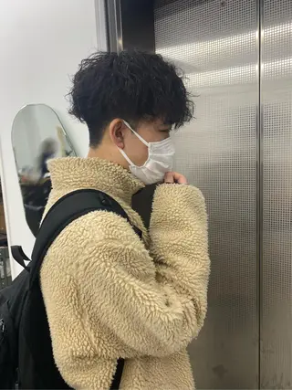 パーマ メンズ ご予約は2月まで！ maho‪🐈🎀のヘアスタイル
