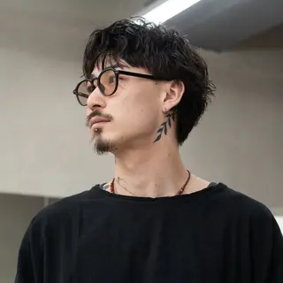 ショート メンズ メンズパーマ特化 リズムのヘアスタイル