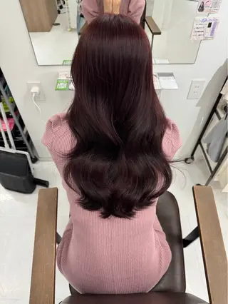 ロング 🍒ベージュ/ピンク ベージュ🍒なつきのヘアスタイル