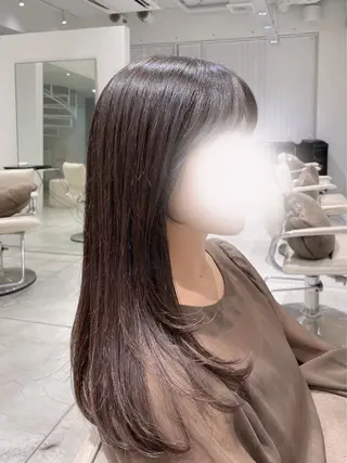 ロング カラー 似合わせスタイル 表参道🌿ちえのヘアスタイル
