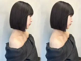 ミディアム ヘアアレンジ 大宮縮毛矯正🩵 レイヤー 佐藤和のヘアスタイル