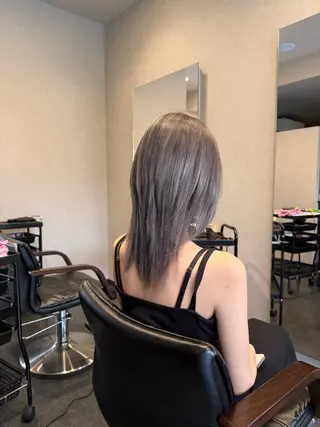 ミディアム 髪質改善⚡️カラー 🍀武久 誠🍀のヘアスタイル