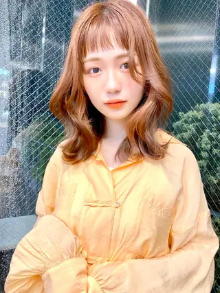 セミロング カラー 🥣 hashi 🛋️のヘアスタイル