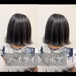 ミディアム 京都/ダブルカラー/ レイヤー/JINのヘアスタイル
