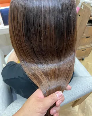 カラー パーマ ヘアアレンジ メンズ キッズ ネイル マツエク・マツパ Saffyハリウッド トリートメント◎のヘアスタイル