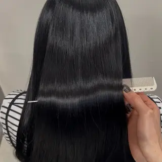 ロング カラー 田中 遥陽のヘアスタイル