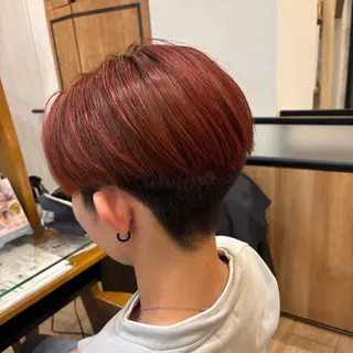 カラー メンズ 新原 陽那のヘアスタイル