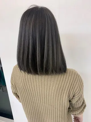 ミディアム 穐田 司樹のヘアスタイル