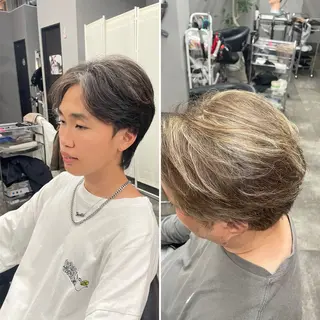 カラー 🌹ミラクル美容師 🌹ブリーチくっぽのヘアスタイル