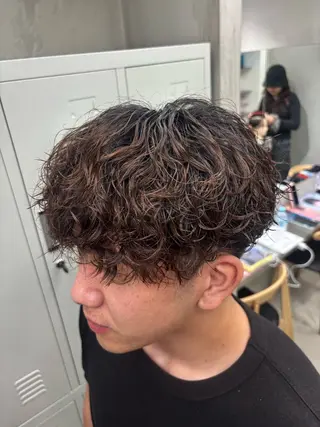 ショート パーマ メンズ 名古屋メンズパーマ /松井生のヘアスタイル