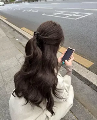 カラー 表参道/ハイトーン/ misaki🎀のヘアスタイル
