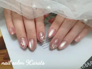 ネイル 💜ワンホンネイル ナインカラット💎のネイルデザイン