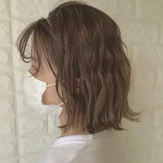ミディアム カラー ヘアアレンジ 英語ok sohee ソヒ 305号室のヘアスタイル