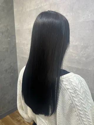 ロング カラー 紫音 cutwells郡山のヘアスタイル