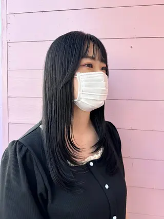 セミロング カラー 🔆韓国 norika🔆のヘアスタイル