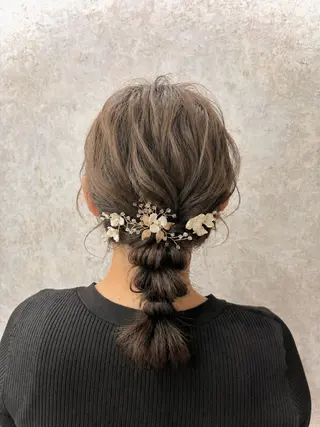 ヘアアレンジ naf ふせのヘアスタイル