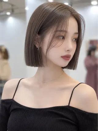 ミディアム レイヤーカット🌹 束感まつげ/林朱里のマツエク・マツパデザイン
