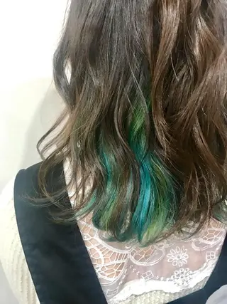 ミディアム カラー 女性専用サロン 【中崎町】ゆきみのヘアスタイル