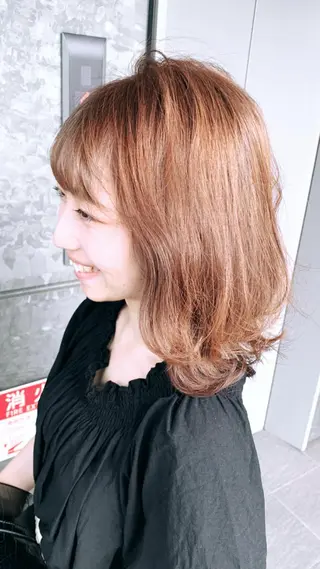 ミディアム 髪質改善/白髪ぼかし KENTAのヘアスタイル