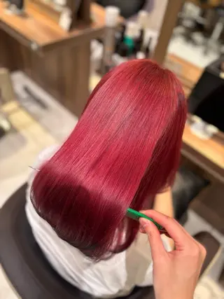 ロング カラー ゆるふわパーマ🌸/ ハイトーン/あゆみのヘアスタイル