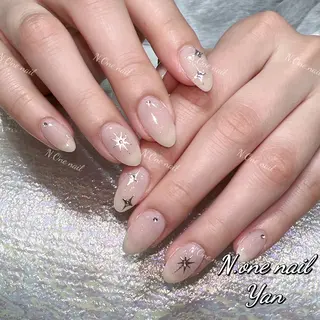 ネイル 長いだし/スカルプ/ パラシェルN.oneのネイルデザイン