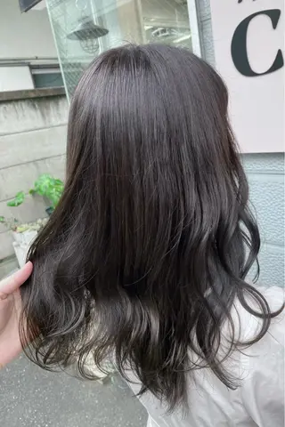 セミロング 髪質改善QOLU 石川のヘアスタイル