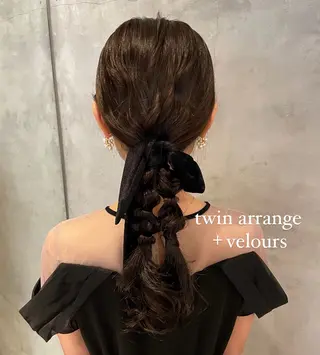 ロング ヘアセット/透明感 カラー/MIHO♡のヘアスタイル