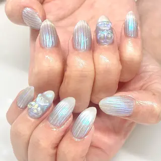 ネイル &U新松戸 スカルプ パラジェルフィルインのネイルデザイン