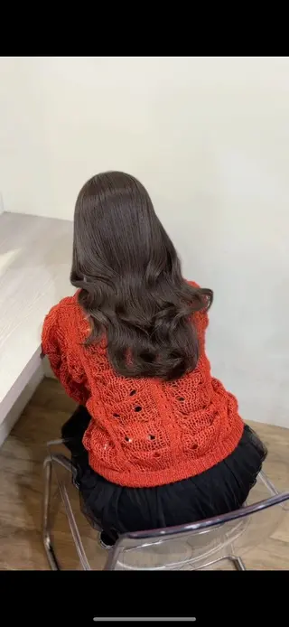 ロング カラー ブリーチなしベージュ 特化 松村 茶屋町のヘアスタイル