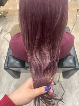 カラー ボブ&寒色🎐ᩚ 短髪 COCOROのヘアスタイル
