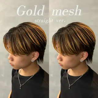 カラー メンズ 水野 杏香のヘアスタイル