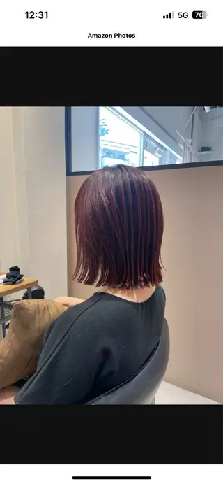 ショート カラー レイヤーカット/美髪 矯正🫧/中本輝人のヘアスタイル