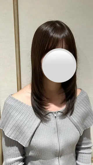 ミディアム カラー 似合わせレイヤー/ 髪質改善/長瀬叶翔のヘアスタイル
