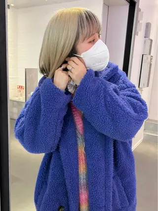 セミロング カラー ヘアアレンジ 天神レイヤーカット No.1💖マユカのヘアスタイル