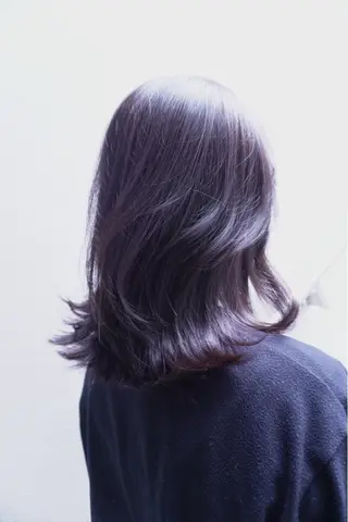 セミロング 似合わせレイヤー ‪ෆ‪.*艶髪補修のヘアスタイル