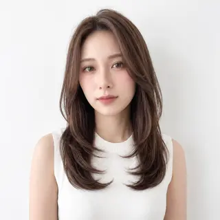 ロング カラー 骨格診断/似合わせ カットあさみななこのヘアスタイル