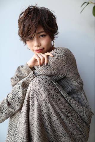 ショート 岸川 恭子のヘアスタイル