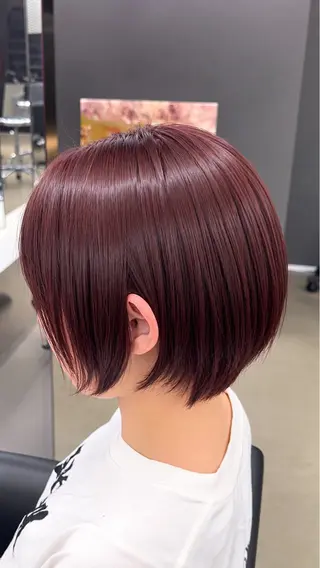 ショート 🎀透明感🎀／モテ 🤎ྀི／若葉のヘアスタイル