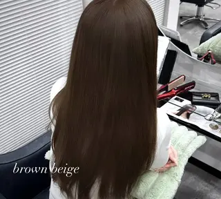 セミロング カラー 透明感カラー/ メンズパーマ/竜希のヘアスタイル