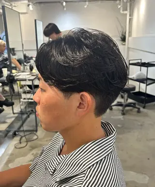 パーマ メンズ メンズ清潔感のプロ 💈メンズパーマ藤田のヘアスタイル