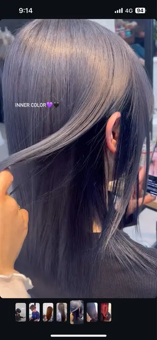 ミディアム 🤎スゴウ　エク🤎 🤎のヘアスタイル