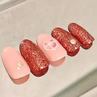 ネイル MIKA／耳ツボ ／マグネットネイルのネイルデザイン